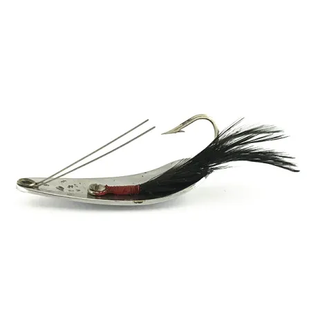Weezel bait Rex Spoon Blizgė, Nikelis / Juoda, 12,5g, #6879