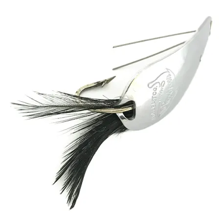Weezel bait Rex Spoon Blizgė, Nikelis / Juoda, 12,5g, #6879