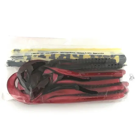 Culprit Original Worm guminukas, Red Shad, 14cm, Ribbon Tail, #6897