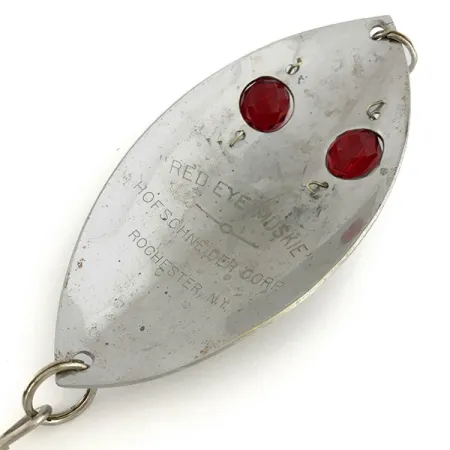 Hofschneider Red Eye Muskie Vartiklė, Nickel / Red Eyes, 65g, #6923