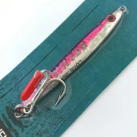 Luhr Jensen Deep Stinger UV Blizgė, Sidabrinė / Raudona, 21g, UV, #6927