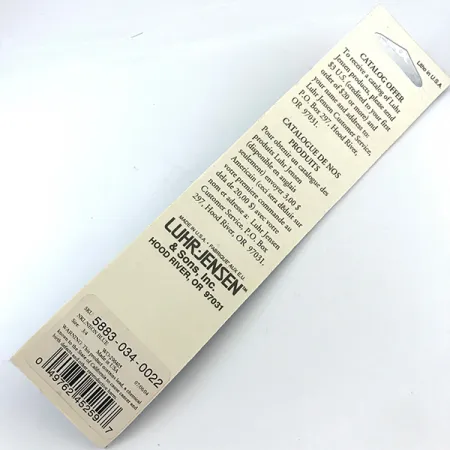 Luhr Jensen Deep Stinger UV Blizgė, Sidabrinė / Raudona, 21g, UV, #6927