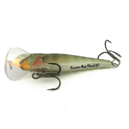 Rapala Scatter Rap Shad SCRS07 Vobleris, Ešerys, 7g, Scatter Lip, #6943