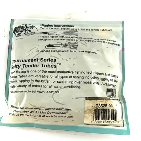 Bass Pro Shops Tournament Series Tūba, Green Pumpkin / Red, 8,9cm, #6955