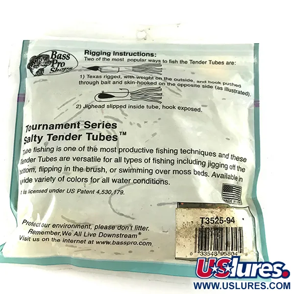 Bass Pro Shops Tournament Series Tūba, Green Pumpkin / Red, 8,9cm, #6955