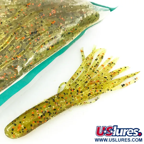 Bass Pro Shops Tournament Series Tūba, Green Pumpkin / Red, 8,9cm, #6955