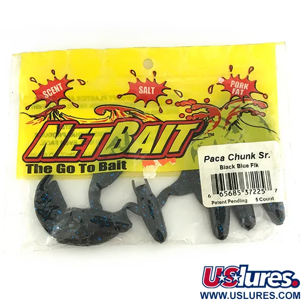 NetBait Chunk Sr Minkštas masalas, Black Blue, 7,5cm, Traileris, #6956