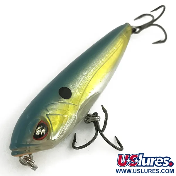 Gary Yamamoto Tate' Pencil Walkeris, Teal/Geltona, 10g, #6960