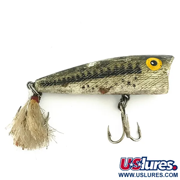 Rebel POP-R Poperis, Juoda Sidabrinė, 7g, Plunksnuotas Kablys, #6961