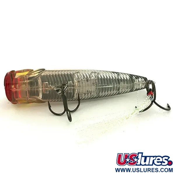 Yo-Zuri 3DB Popper, Charcoal/Clear, 10g, 3D Prism apdaila, #6967