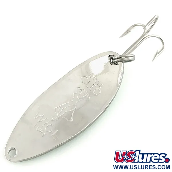 Seneca Little Cleo (Hula Girl) Glow Blizgė, Balta/Žalia/Nikelis, 18g, #6969