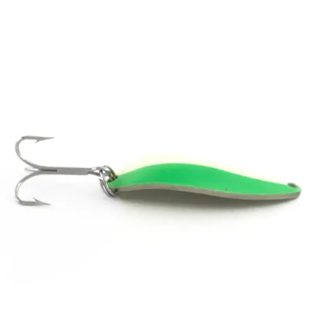 Seneca Little Cleo (Hula Girl) Glow Blizgė, Balta/Žalia/Nikelis, 18g, #6969