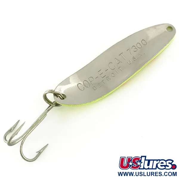 Dardevle Cop-E-Cat 7300 UV Vartiklė, Fluo Geltona/Nikelis, 10g, #6988