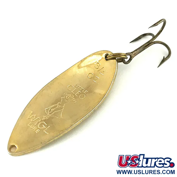 Seneca Little Cleo (Hula Girl) Blizgė, Auksinė, 21g, Vintage, #7001