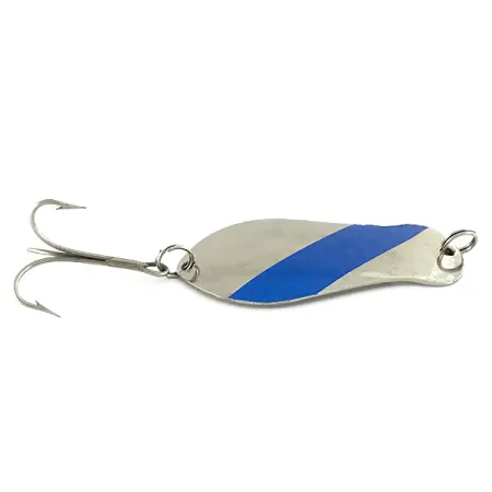 K-B Bait K-B Spoon 2 Blizgė, Nikelis / Mėlyna, 14g, JAV Žymė, #7026