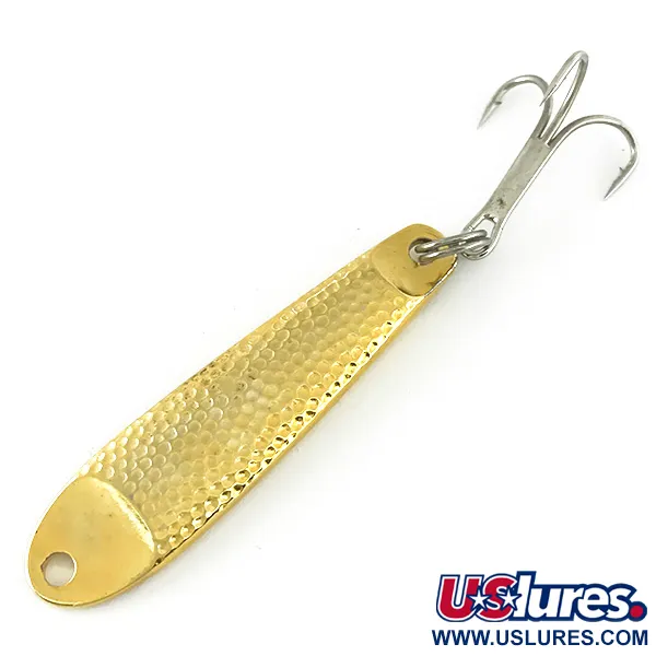 Bass Pro Shops Strata Spoon Blizgė, Kalinėtas auksas, 14g, #7027