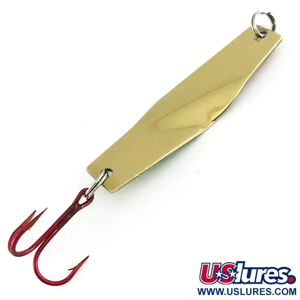 Z-RAY Lures Z-Ray Model 125 Blizgė, Auksinė/Raudona/Žalia, 11g, #7031