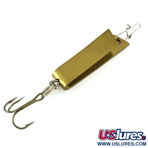 Luhr Jensen Super-Duper 501 Blizgė, Auksinė / Raudona, 2,3g, U forma, #7047