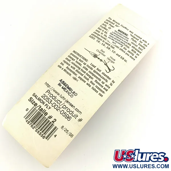 Luhr Jensen Fire Max Miracle 2 Sukrė, Auksinė / Juoda, 7g, #7056