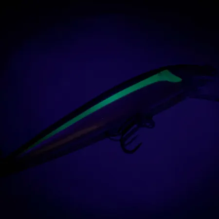 RAPALA HUSKY JERK Holo Vobleris, Sidabrinis-Geltonas, 10g, Suspending, #7079