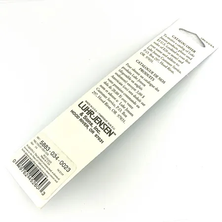 Luhr Jensen Deep Stinger Blizgė, Sidabrinė / Žalia, 21g, UV, #7085