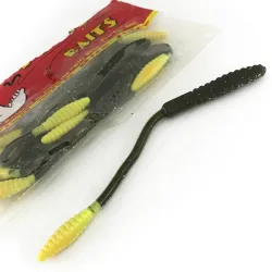 Big Bite Baits Jeff Kriet - Squirrel Tail Worm minkštas masalas 10vnt