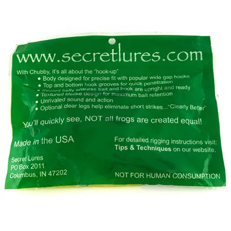 Secret Lures Chubby Frog Guminukas, Super Shad, 10cm, #7095