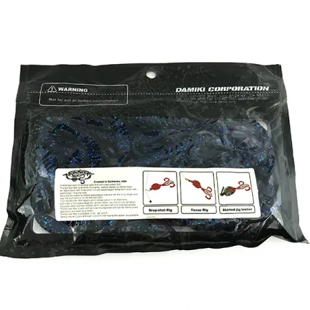 Damiki Monster Miki Guminukas, Mėlynas, 18cm, Creature Bait, #7096