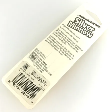 Johnson Silver Minnow Blizgė su apsauga, Red Shad Flash, 14g, #1082676