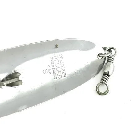 Pflueger Record Blizgė, Nikelis, 20g, Atspari žolėms, #7116