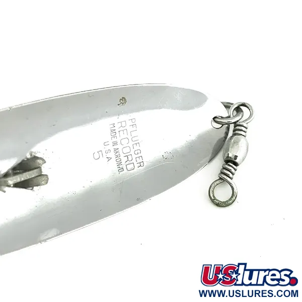 Pflueger Record Blizgė, Nikelis, 20g, Atspari žolėms, #7116