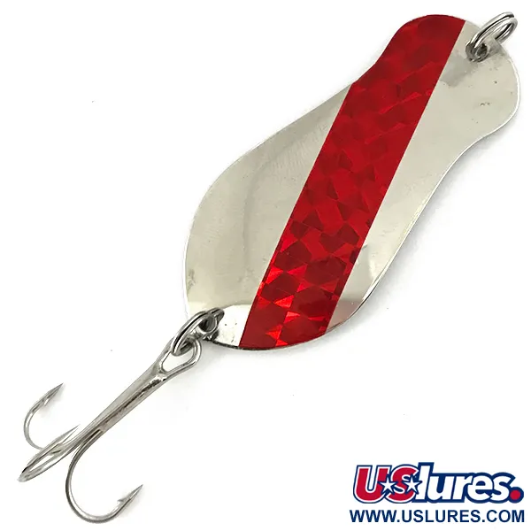 K-B Bait K-B Spoon Blizgė, Nikelis / Raudona, 14g, #7119