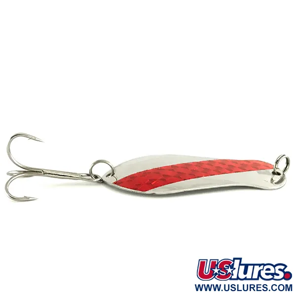 K-B Bait K-B Spoon Blizgė, Nikelis / Raudona, 14g, #7119