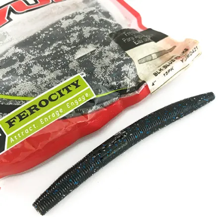 YUM Dinger, BLK Blue, 10 cm, minkštas masalas #7121