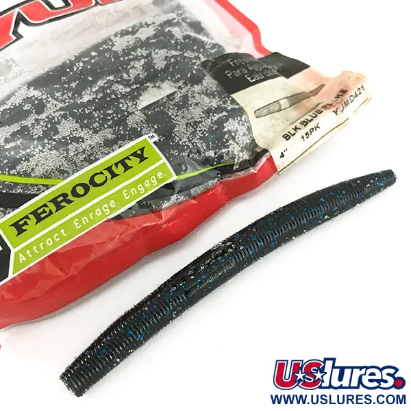 YUM Dinger, BLK Blue, 10 cm, minkštas masalas #7121