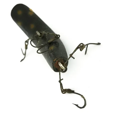 Helin FlatFish Medinis Masalas, Juoda-Geltona, 10g, Spreader-Bar, #7127