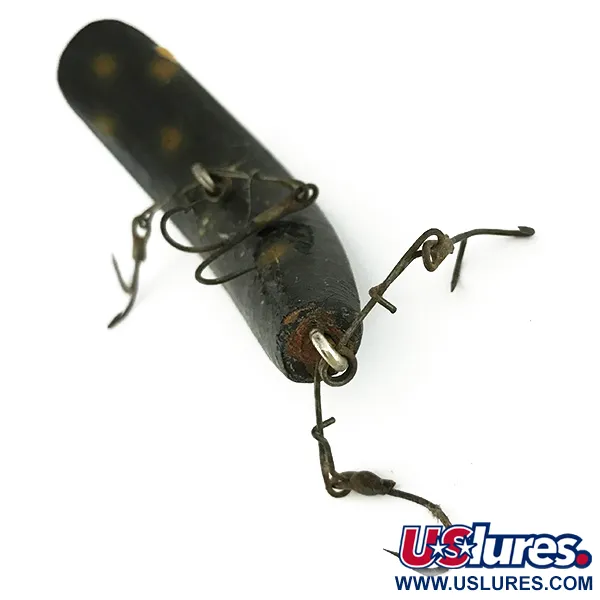 Helin FlatFish Medinis Masalas, Juoda-Geltona, 10g, Spreader-Bar, #7127