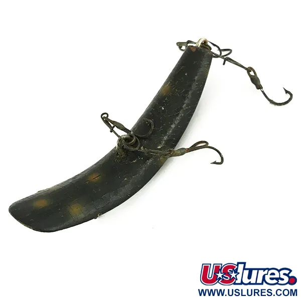 Helin FlatFish Medinis Masalas, Juoda-Geltona, 10g, Spreader-Bar, #7127