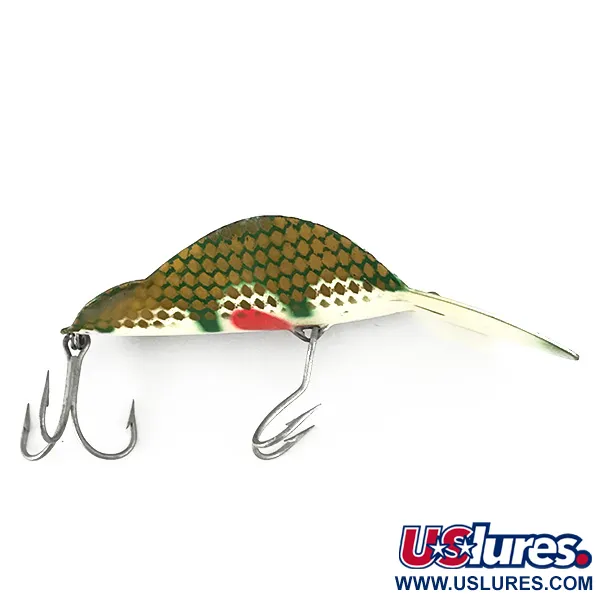 Buck Perry Spoonplug, Balta/Žalia/Raudona, 21g, Struktūra, #7152