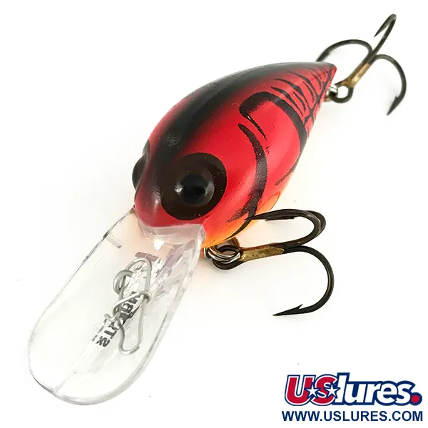 Storm Original Series Wiggle Wart Vobleris, Red, 11g, Barškutis, #7155