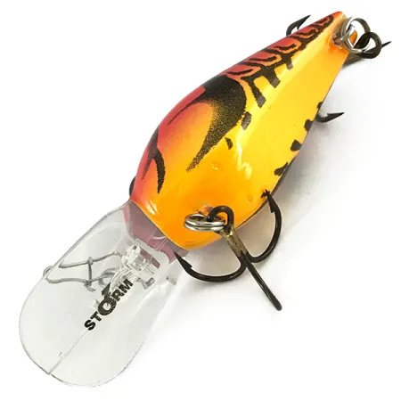Storm Original Series Wiggle Wart Vobleris, Red, 11g, Barškutis, #7155