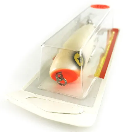 Luhr Jensen P.J.POP, Pearl / Red, 17g, paviršinis masalas #7158