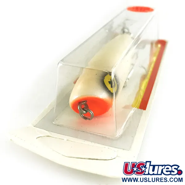 Luhr Jensen P.J.POP, Pearl / Red, 17g, paviršinis masalas #7158