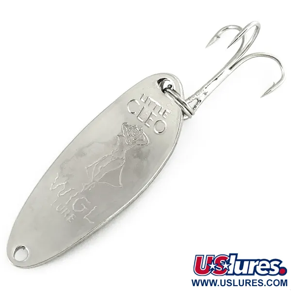 Seneca Little Cleo (Hula Girl) Blizgė, Sidabras, 10g, Antspaudas, #7169