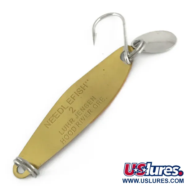 Luhr Jensen Needle fish 2 Blizgė, Fire Tiger, 3g, Sonic Blade, #7186