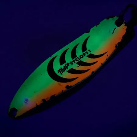 Mepps Syclops 1 UV Blizgė, Fire Tiger, 12g, UV reaktyvi, #7230
