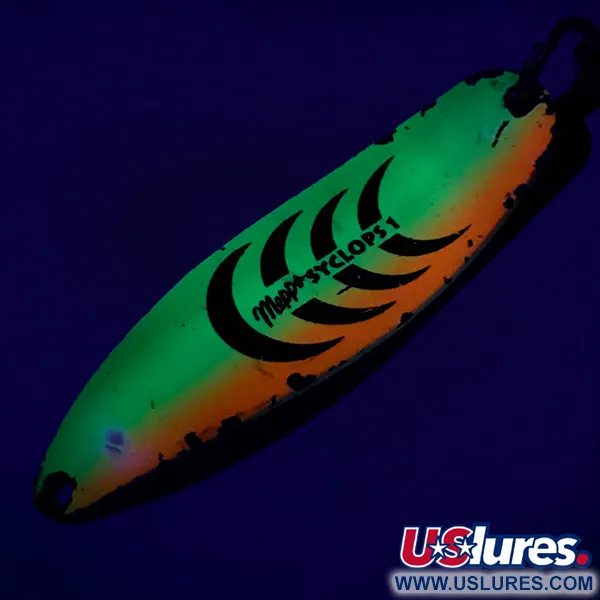 Mepps Syclops 1 UV Blizgė, Fire Tiger, 12g, UV reaktyvi, #7230