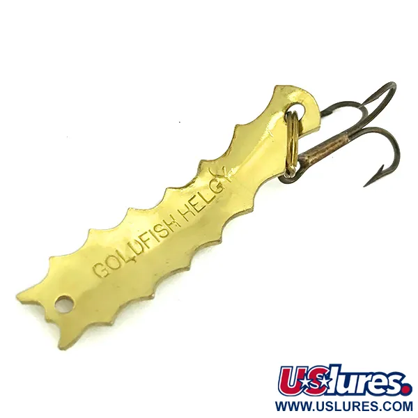 Al's Goldfish Goldfish Helgy Blizgė, Auksinė / Raudonos akys, 4.5g, #7244