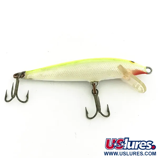 Rapala Original Floater F7 Vobleris, Glow Chartreuse, 4g, Balza, #7247