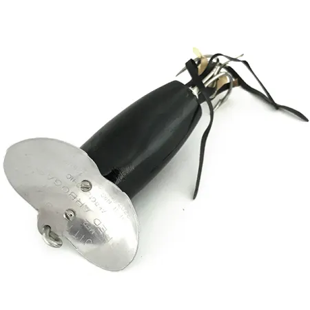 Fred Arbogast Jitterbug Weedless, Juoda, 8.5g, nežuolėjantis, #7275